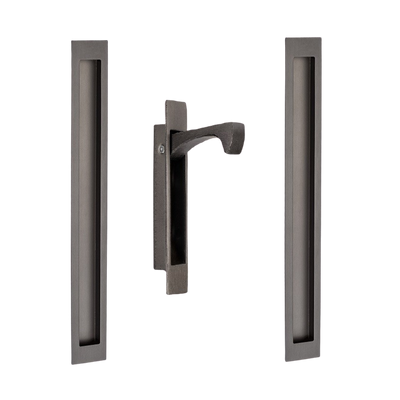 Zanda Verve Flush Pull Kit Graphite Nickel