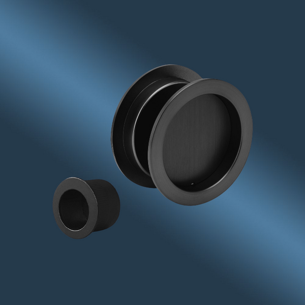 Zanda Round Cavity Suite Passage Kit Matte Black