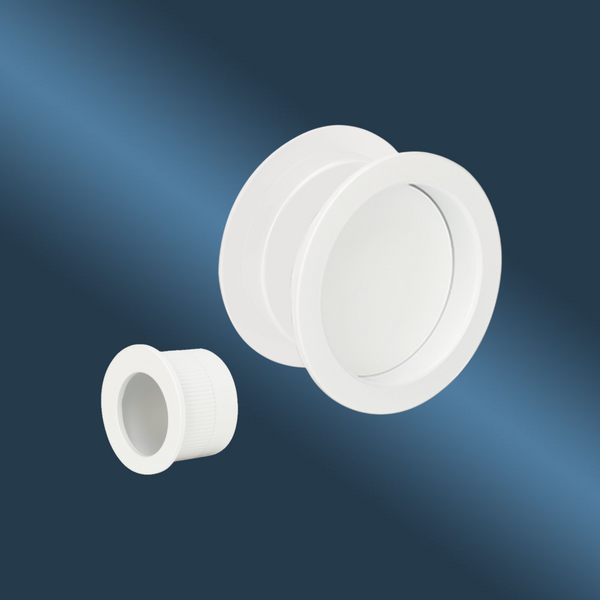 Zanda Round Cavity Suite Passage Kit White