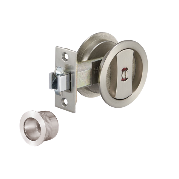 Zanda Round Cavity Suite Communicating Set Brushed Nickel