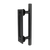 Zanda Barn Door Hardware Kit Matte Black