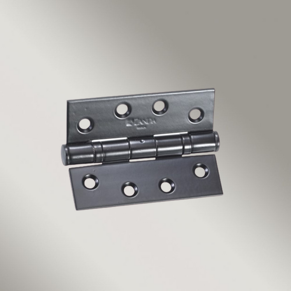 Zanda Door Ball Bearing Hinges 100x75mm Matte Black