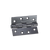 Zanda Door Ball Bearing Hinges 100x75mm Matte Black