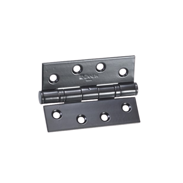 Zanda Door Ball Bearing Hinges 100x75mm Matte Black