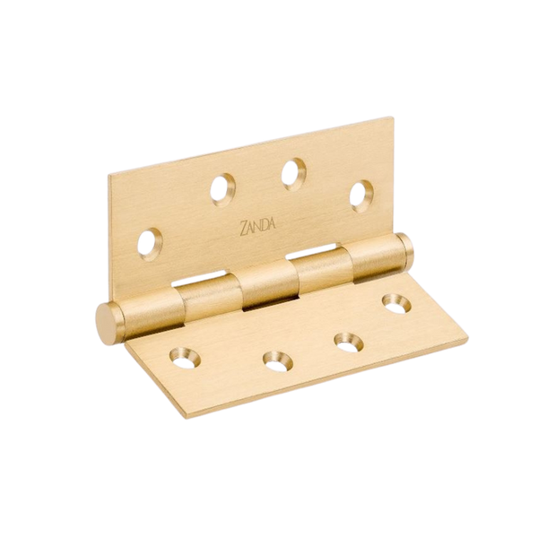 Zanda Door Butt Hinges Satin Brass