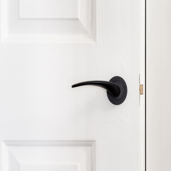 Zanda Apollo Passage Lever Set Door Handle Matte Black
