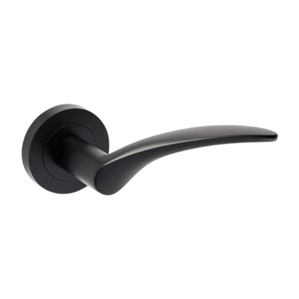 Zanda Apollo Passage Lever Set Door Handle Matte Black