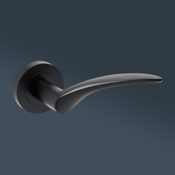 Zanda Apollo Lever Set Door Handle Only Matte Black