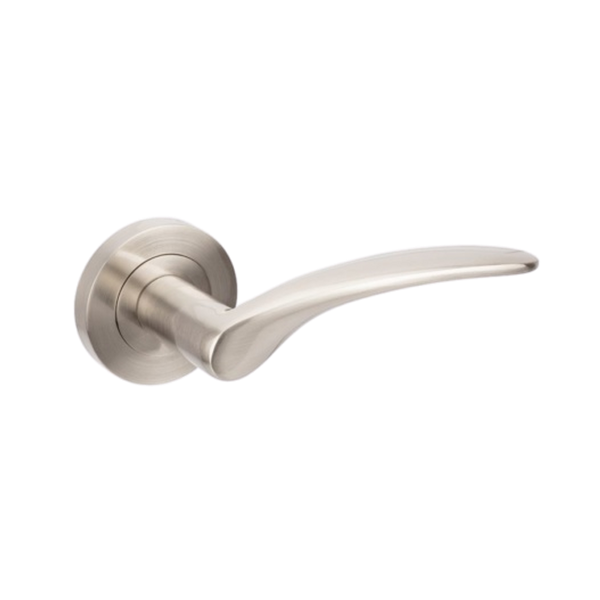 Zanda Apollo Lever Set Door Handle Only Brushed Nickel