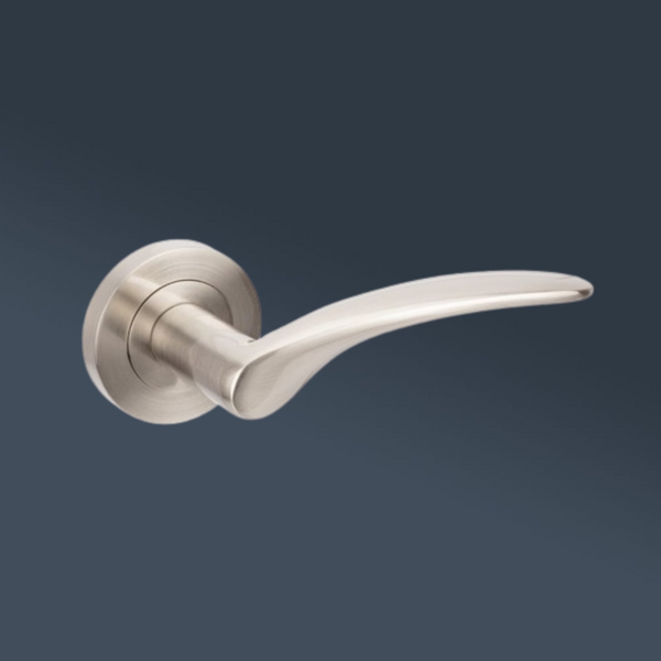 Zanda Apollo Passage Set Door Handle Brushed Nickel