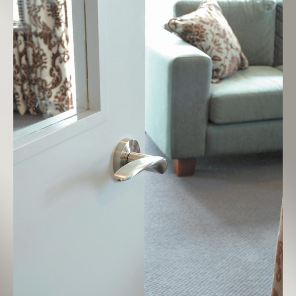 Zanda Apollo Dummy Lever Set Door Handle Satin Chrome