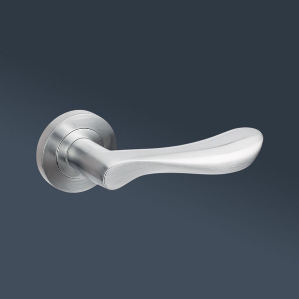 Zanda Juno Dummy Lever Set Door Handle Satin Chrome