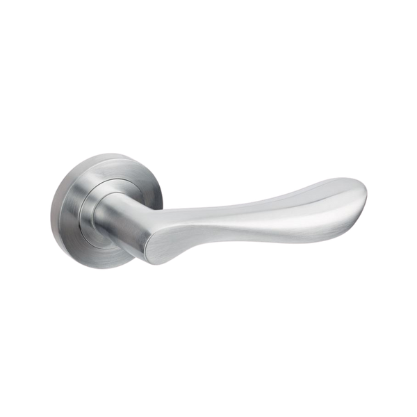 Zanda Juno Lever Set Door Handle Only Satin Chrome