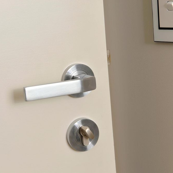 Zanda Astron Round Euro Escutcheon 55mm (Pair) Satin Chrome