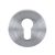 Zanda Round Euro Escutcheon 55mm (Pair) 316 Stainless Steel