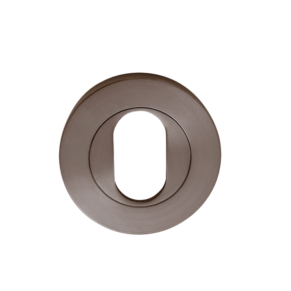Zanda Oval Escutcheon 55mm Graphite Nickel