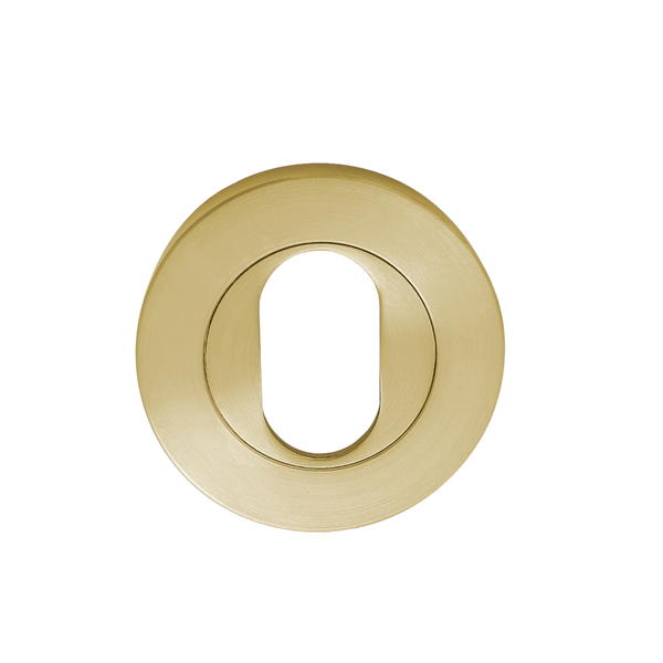 Zanda Oval Escutcheon 55mm Satin Brass