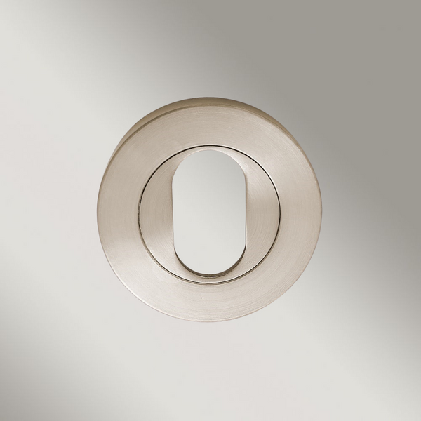 Zanda Oval Escutcheon 55mm Stainless Steel
