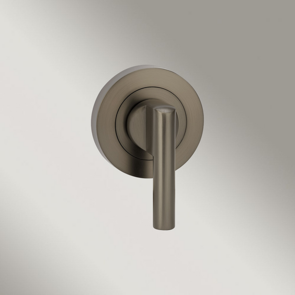 Zanda Round Escutcheon With Disabled Turn Graphite Nickel