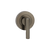 Zanda Round Escutcheon With Disabled Turn Graphite Nickel