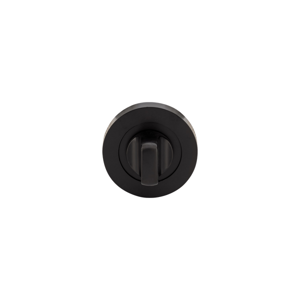 Zanda Turn Snib Round Escutcheon Matte Black