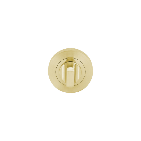 Zanda Turn Snib Round Escutcheon Satin Brass