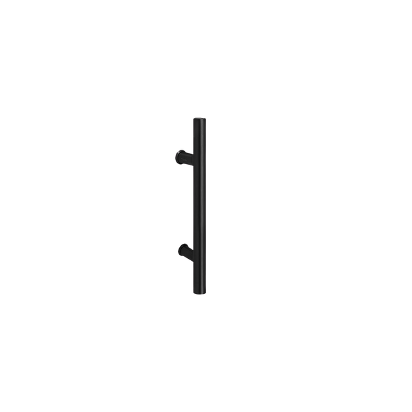 Zanda Round Profile Pull Handle 600mm Matte Black