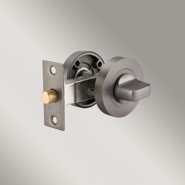 Zanda Round Privacy Kit Graphite Nickel