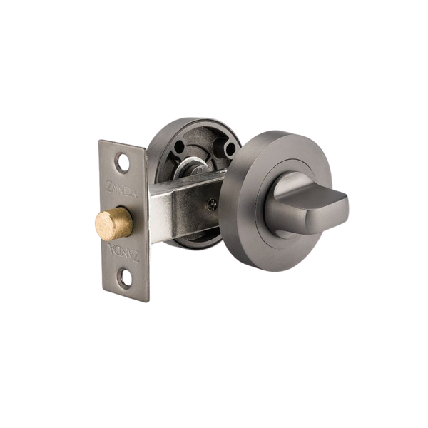 Zanda Round Privacy Kit Graphite Nickel