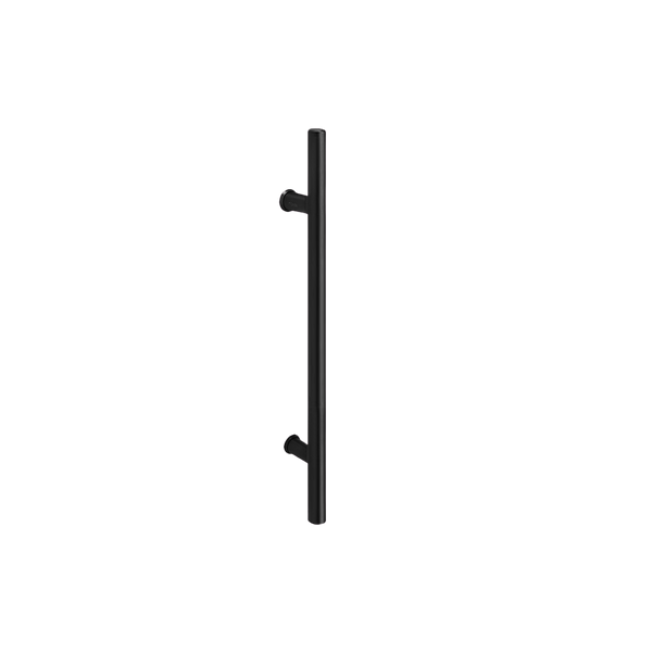Zanda Round Profile Pull Handle 900mm Matte Black