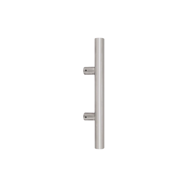 Zanda Round Profile Pull Handle Straight 900mm Stainless Steel