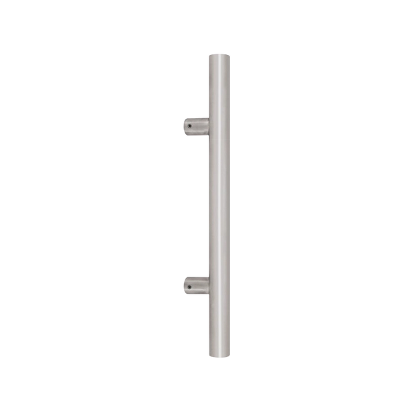 Zanda Round Profile Pull Handle Straight 1200mm Stainless Steel
