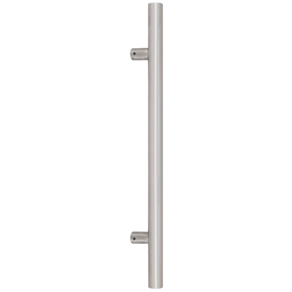 Zanda Round Profile Pull Handle Straight 1800mm Stainless Steel