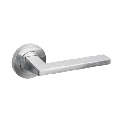 Zanda Vector Lever Set Door Handle Only Satin Chrome