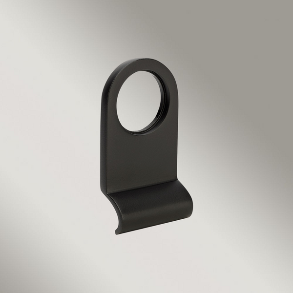 Zanda Round Cylinder Pull Matte Black
