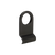 Zanda Round Cylinder Pull Matte Black