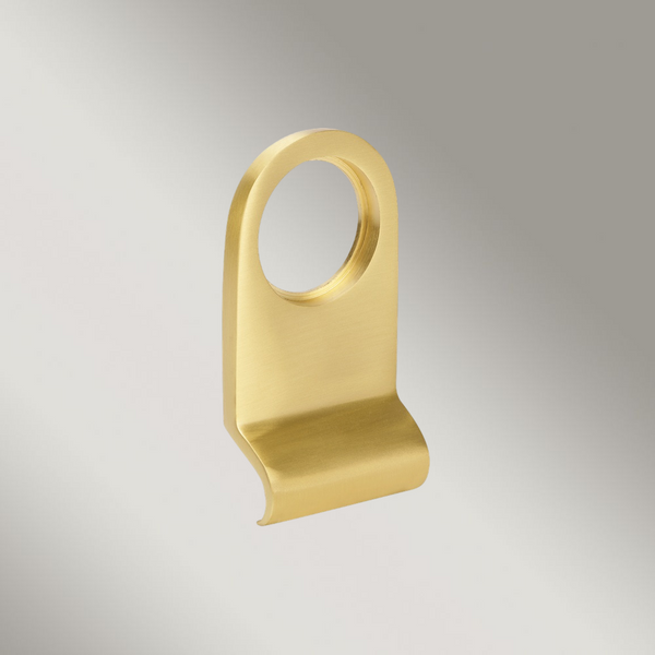 Zanda Round Cylinder Pull Satin Brass