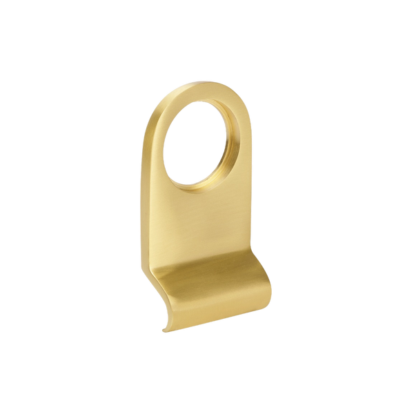 Zanda Round Cylinder Pull Satin Brass