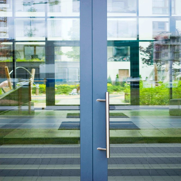 Zanda Omega Offset Pull Handle 900mm Stainless Steel