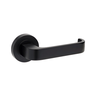 Zanda Streamline Privacy Lever Set Door Handle Matte Black