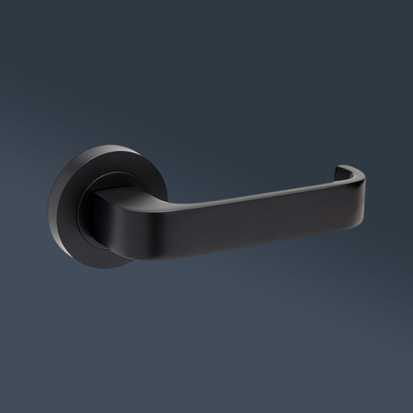 Zanda Streamline Lever Set Door Handle Only Matte Black