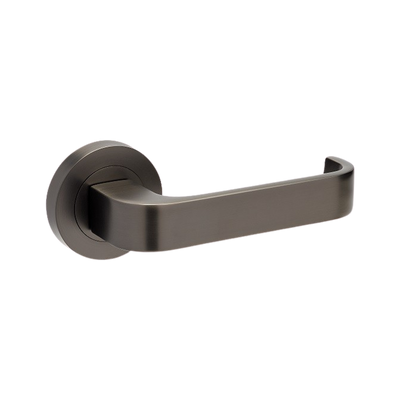 Zanda Streamline Entrance Set Lever Door Handle Graphite Nickel