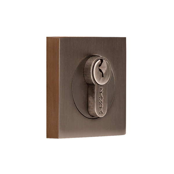 Zanda Astron Square Euro Escutcheon 55mm (Pair) Graphite Nickel