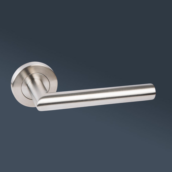 Zanda Teuila Integrated Privacy Lever Set Door Handle Stainless Steel