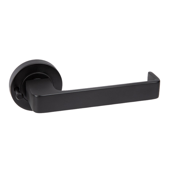 Zanda Meilani Integrated Privacy Lever Set Door Handle Matte Black