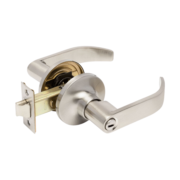 Zanda Zenith Integrated Privacy Set Door Handle Brushed Nickel