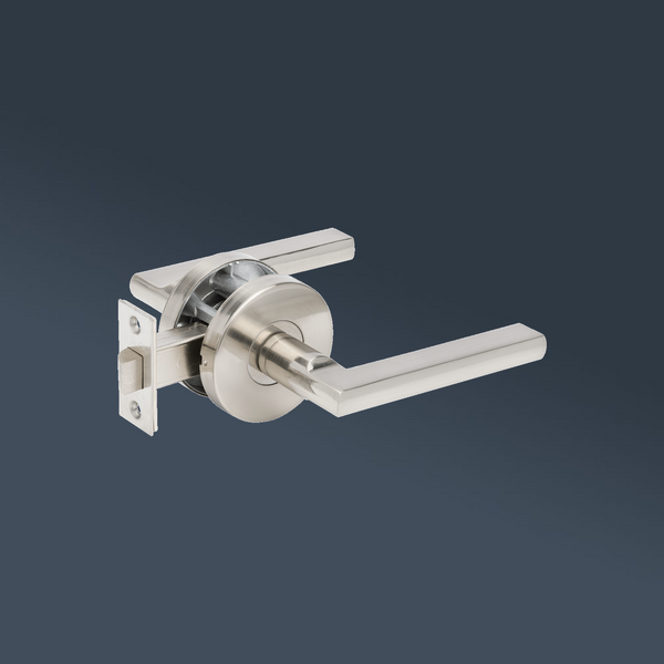Zanda Aldo Passage Set Door Handle Brushed Nickel