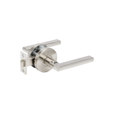 Zanda Aldo Passage Set Door Handle Brushed Nickel