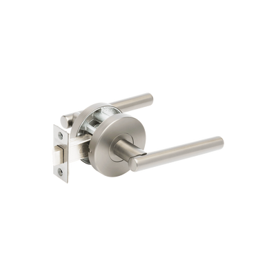 Zanda Baxter Passage Set Door Handle Brushed Nickel