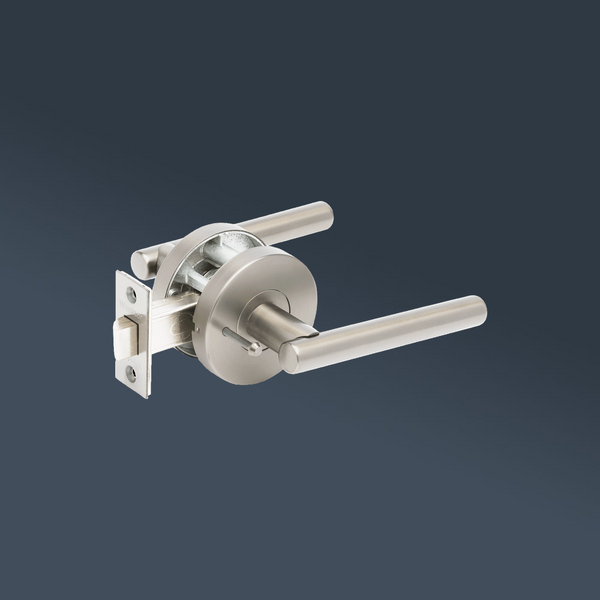Zanda Baxter Privacy Set Door Handle Brushed Nickel